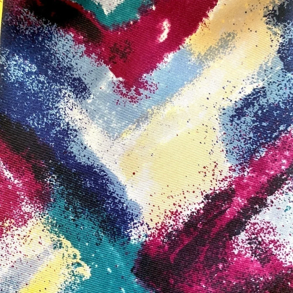 80’s Vintage Enrico Multi-Colored Men’s Tie. 100% Imported Silk